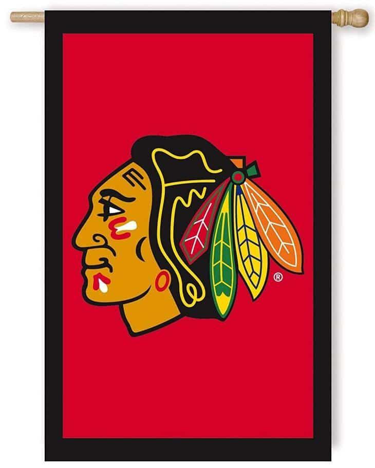 Chicago Blackhawks House Flag 2 Sided Banner heartlandflags