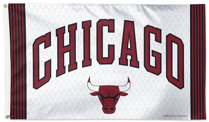 Chicago Bulls Flag 3x5 City Logo 2023 heartlandflags