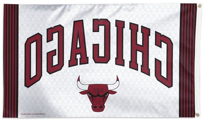 Chicago Bulls Flag 3x5 City Logo 2023 heartlandflags