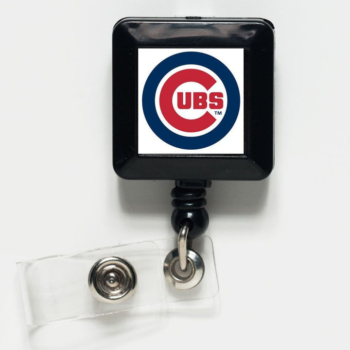 Chicago Cubs Reel Retractable Name ID Badge Holder heartlandflags