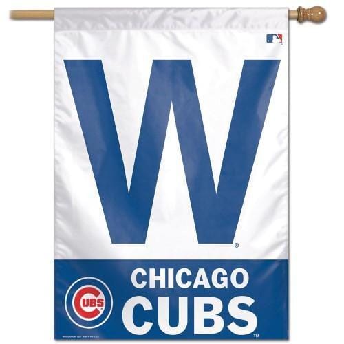 Chicago Cubs Win Banner W House Flag heartlandflags