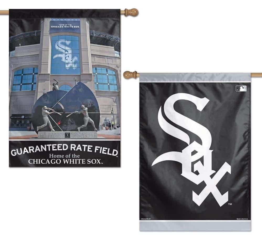 Chicago White Sox Flag 2 Sided Guaranteed Rate Field heartlandflags