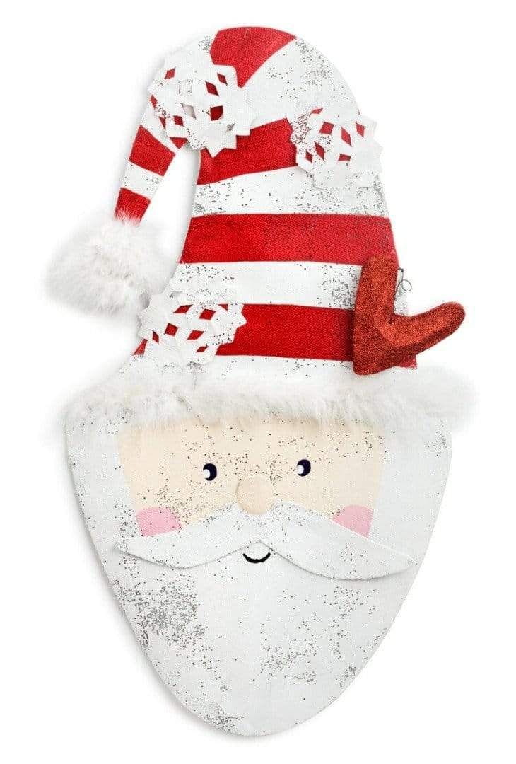 Christmas Santa Heart Door Hanger Peri Woltjer Screenings heartlandflags