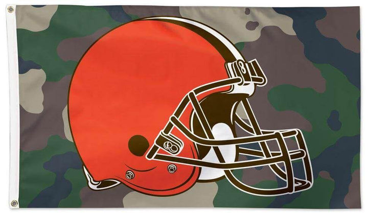 Cleveland Browns Flag 3x5 Military Camo heartlandflags