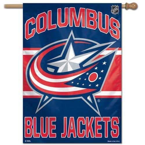 Columbus Blue Jackets Banner Vertical Flag heartlandflags