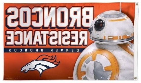 Denver Broncos Flag 3x5 Star Wars Bronco Resistance heartlandflags