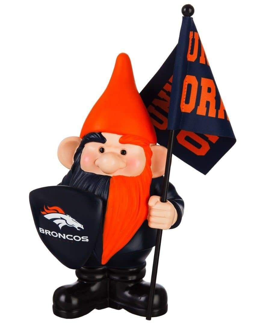 Denver Broncos Gnome with Flag United In Orange heartlandflags