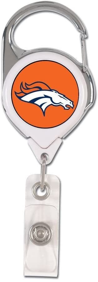 Denver Broncos Reel 2 Sided ID Badge Holder Retractable heartlandflags