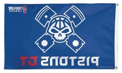 Detroit Pistons Flag 3x5 GT NBA2K League heartlandflags