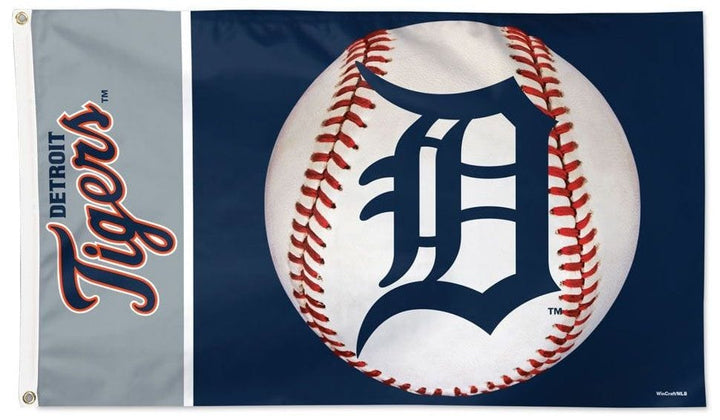 Detroit Tigers Flag 3x5 Baseball Logo heartlandflags