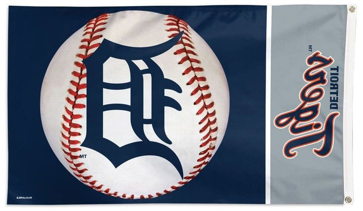 Detroit Tigers Flag 3x5 Baseball Logo heartlandflags