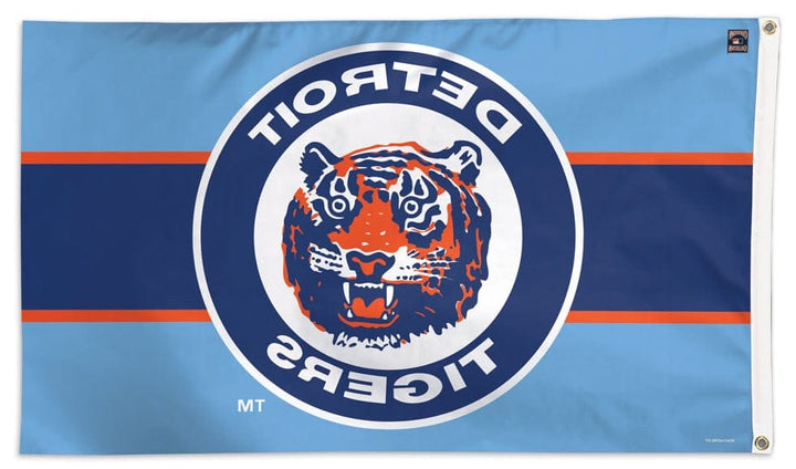 Detroit Tigers Flag 3x5 Cooperstown Throwback heartlandflags