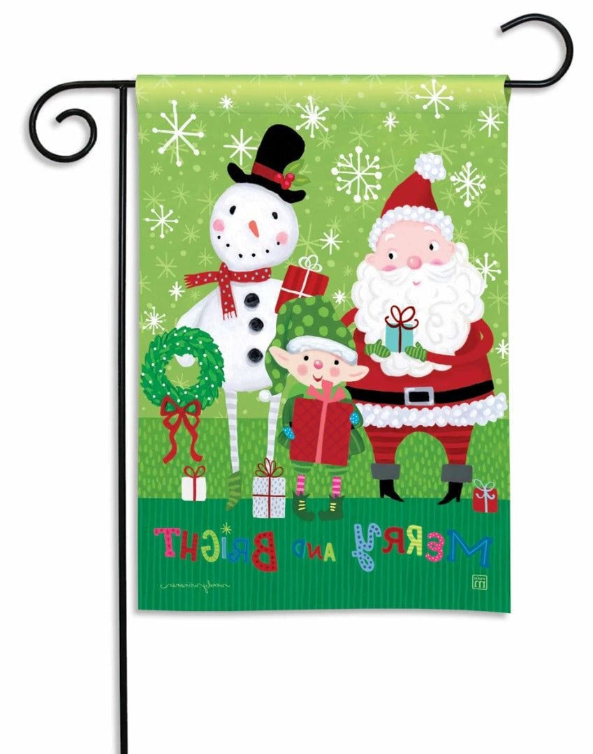 Festive Friends Garden Flag Wendy Wiinanen heartlandflags