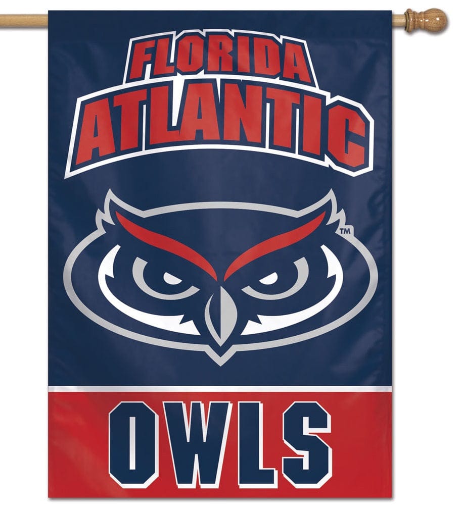 Florida Atlantic Owls Banner Vertical Flag heartlandflags