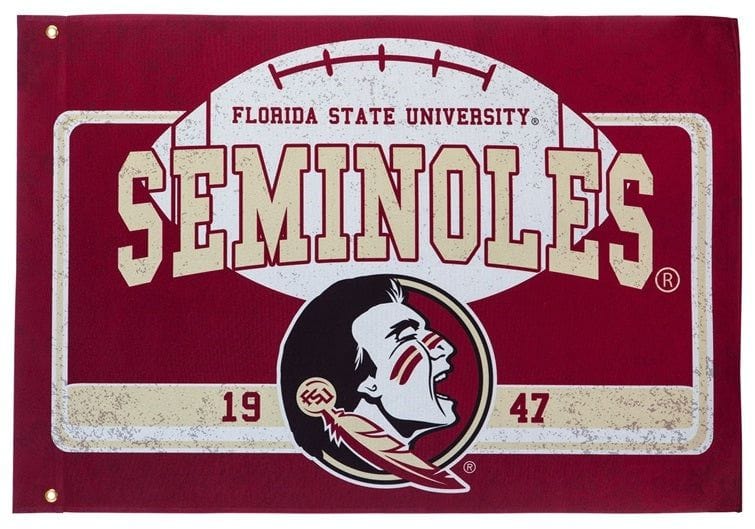 Florida State Seminoles Flag 2 Sided Football heartlandflags