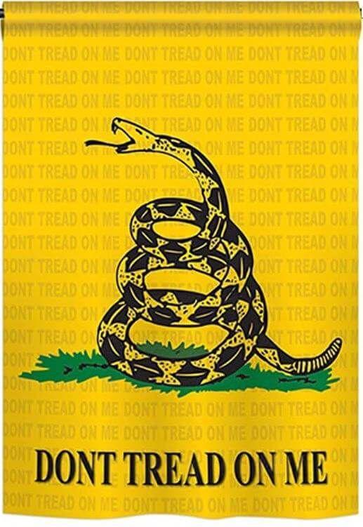 Gadsden Don't Tread On Me Garden Flag 2 Sided heartlandflags