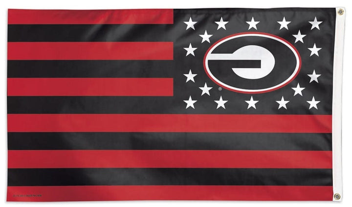 Georgia Bulldogs Flag 3x5 Americana Stars and Stripes heartlandflags