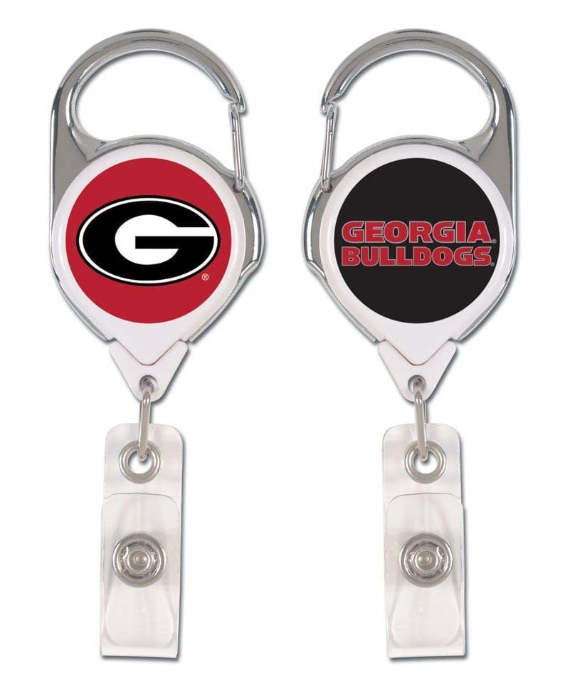 Georgia Bulldogs Reel 2 Sided ID Badge Holder heartlandflags