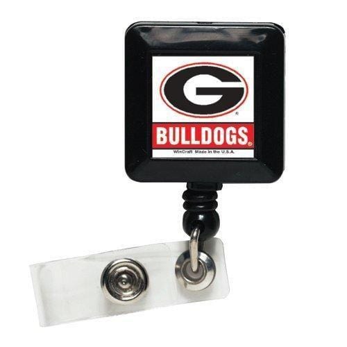 Georgia Bulldogs Reel Retractable Name Badge Holder heartlandflags