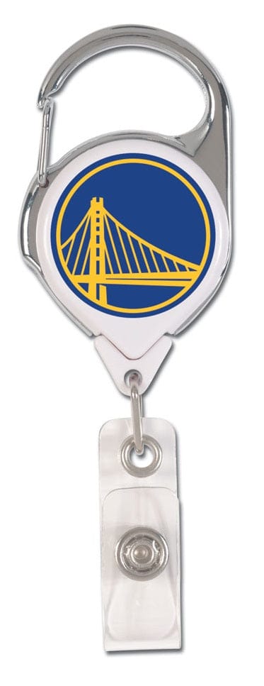 Golden State Warriors Reel 2 Sided ID Badge Holder heartlandflags