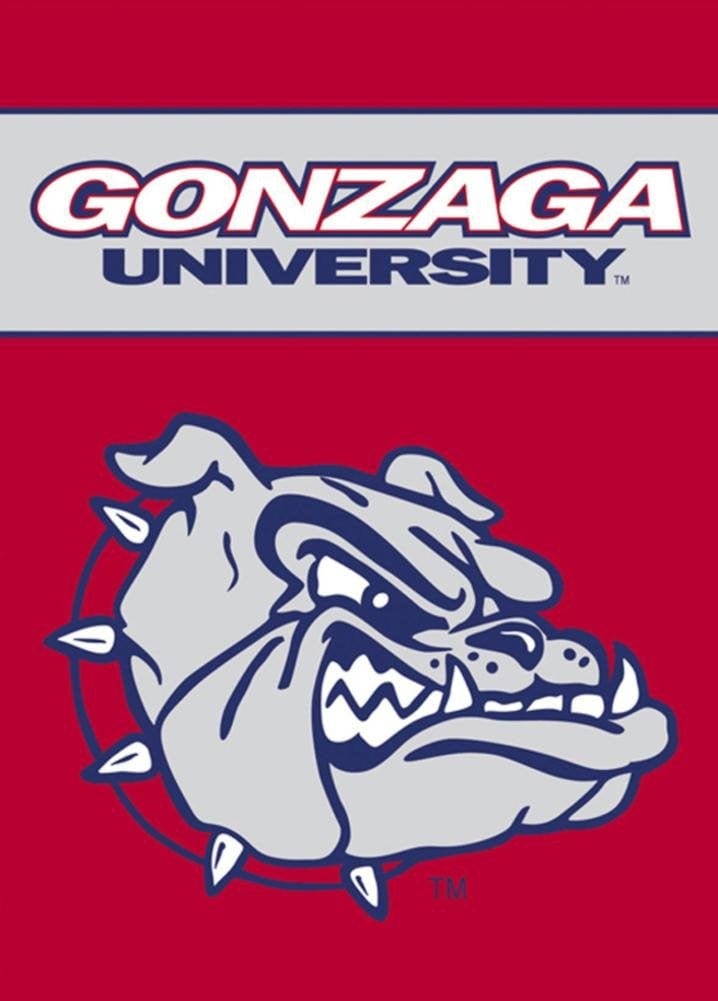 Gonzaga University Garden Flag 2 Sided Bulldog Logo heartlandflags