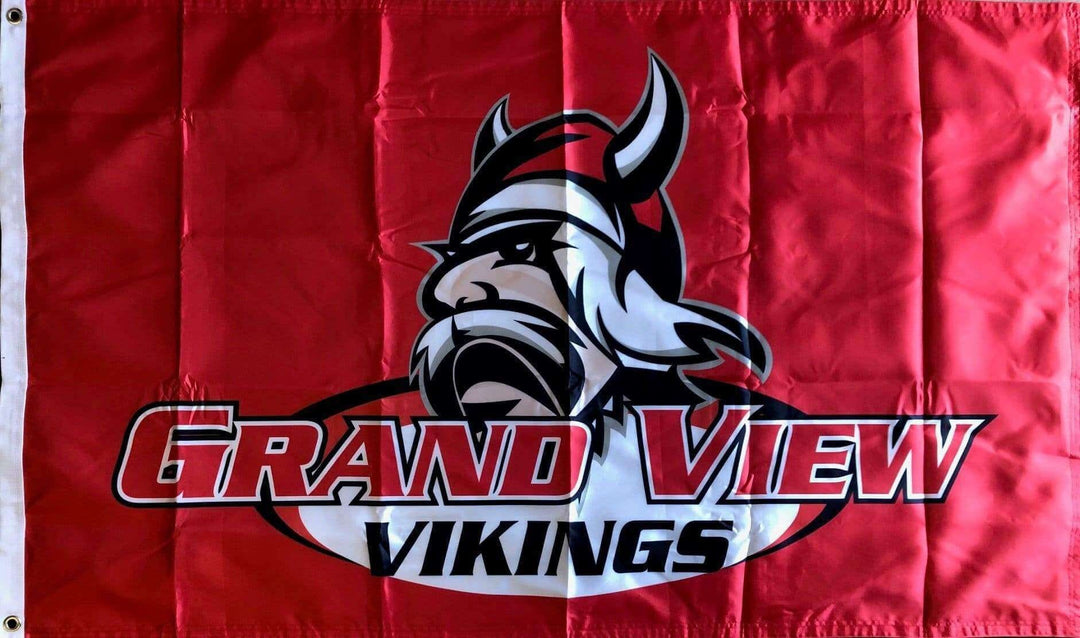 Grand View University Flag 3x5 Vikings heartlandflags