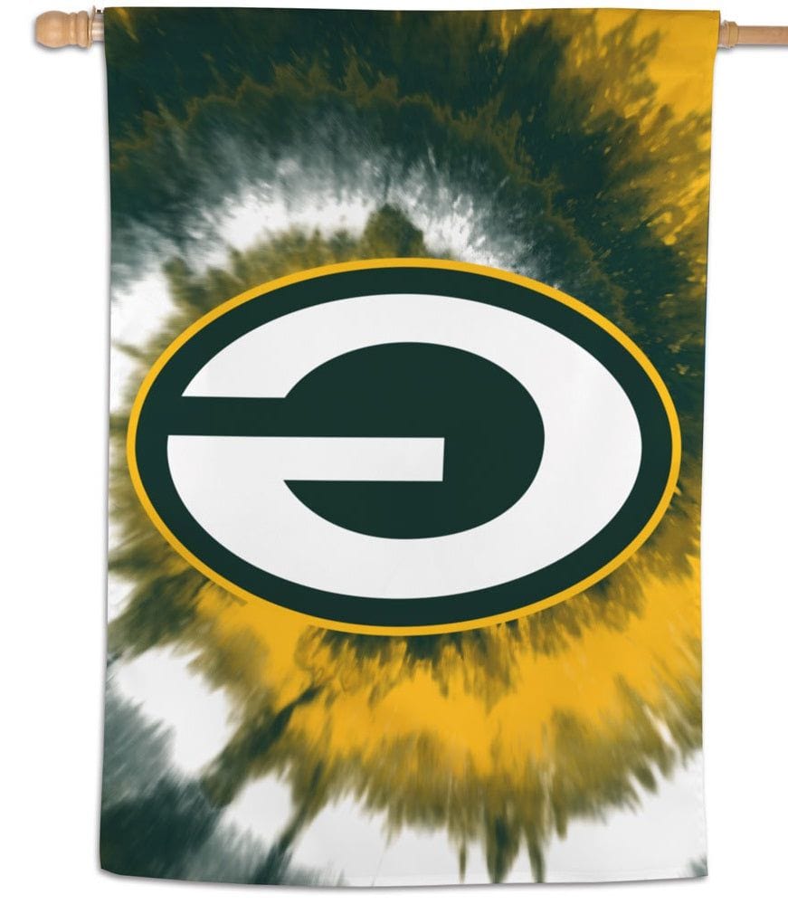 Green Bay Packers Flag Tie Dye Logo House Banner heartlandflags