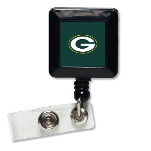 Green Bay Packers Reel Retractable Badge Holder heartlandflags