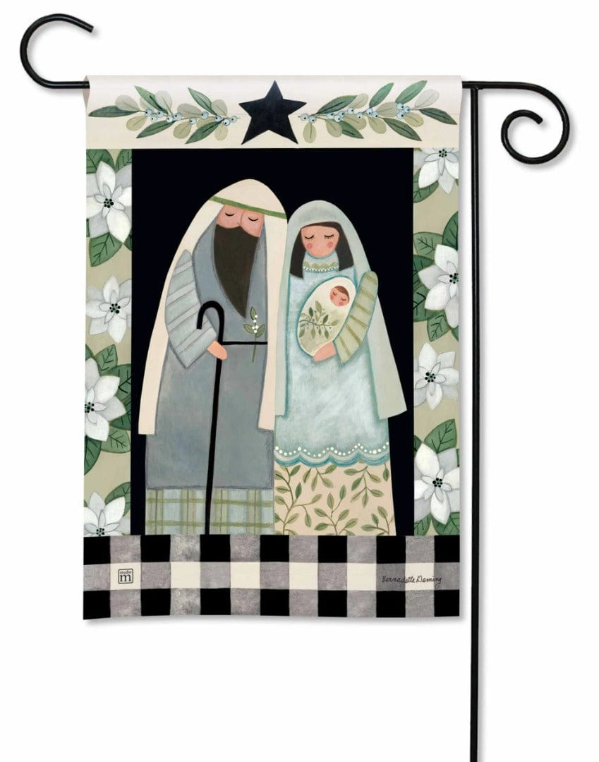 Holy Family Joy Christmas Garden Flag heartlandflags