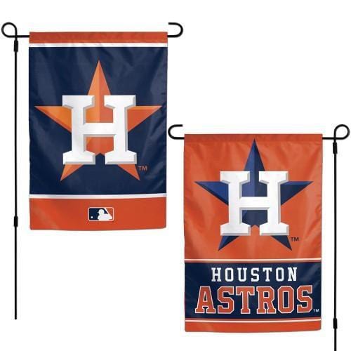 Houston Astros Garden Flag 2 Sided MLB Double Logo heartlandflags