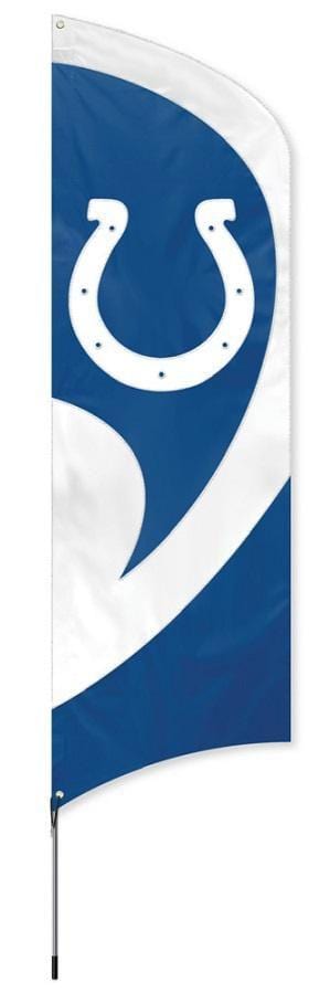 Indianapolis Colts Tall Team Feather Flag with Flagpole heartlandflags