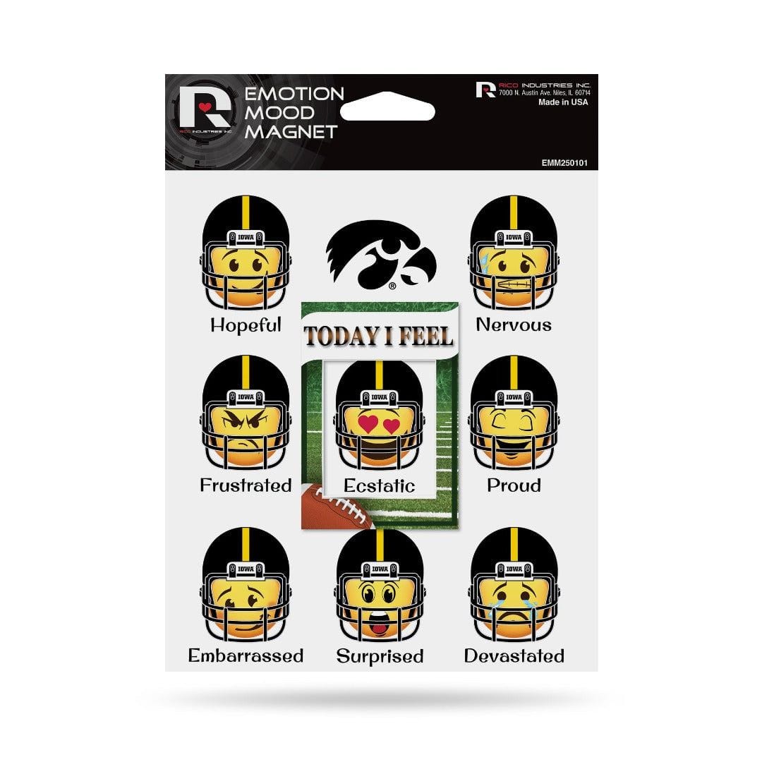 Iowa Hawkeyes Emotion Mood Magnets heartlandflags