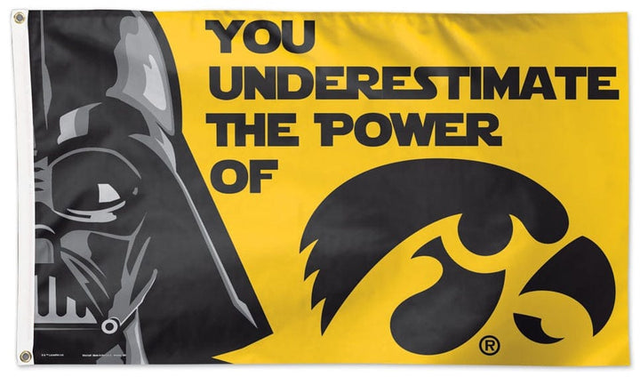 Iowa Hawkeyes Flag 3x5 Star Wars Darth Vader heartlandflags