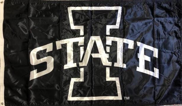 Iowa State Flag Black White I State Logo heartlandflags