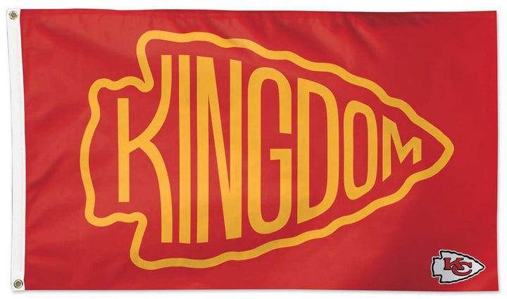 Kansas City Chiefs Flag 3x5 Arrowhead Kingdom heartlandflags