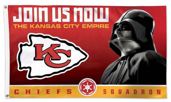 Kansas City Chiefs Empire Flag 3x5 Star Wars heartlandflags