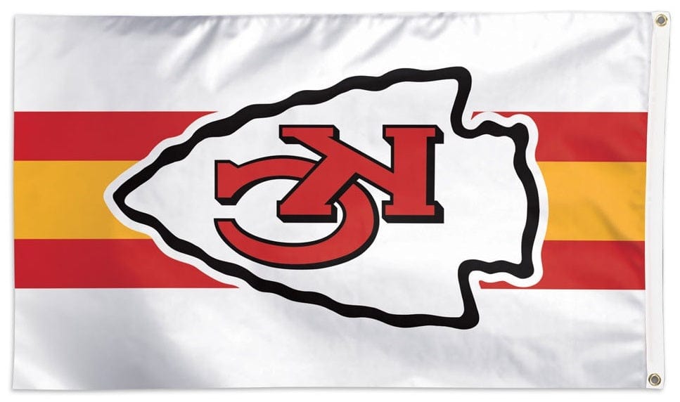 Kansas City Chiefs Flag 3x5 Away Stripe heartlandflags