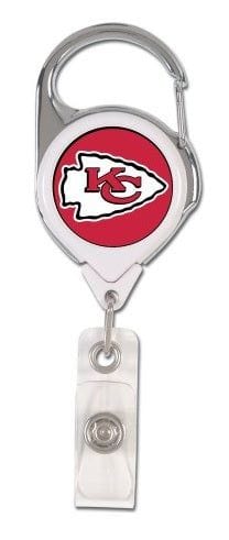 Kansas City Chiefs Reel 2 Sided ID Badge Holder heartlandflags