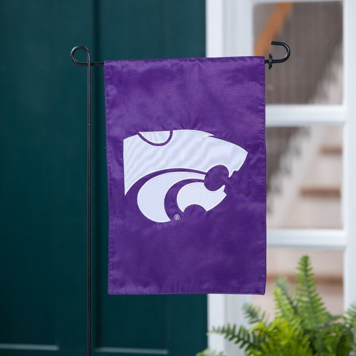 Kansas State Wildcats Garden Flag Applique 2 Sided heartlandflags