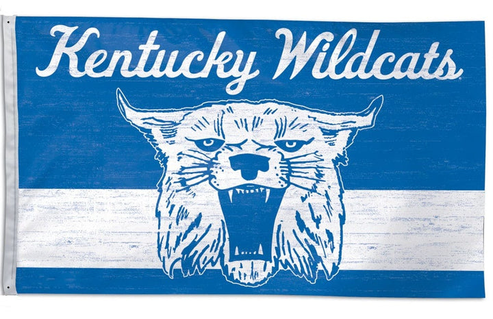 Kentucky Wildcats Flag 3x5 Throwback Vault Logo heartlandflags