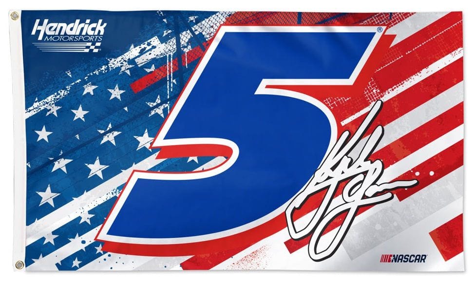 Kyle Larson Flag 3x5 Patriotic NASCAR heartlandflags