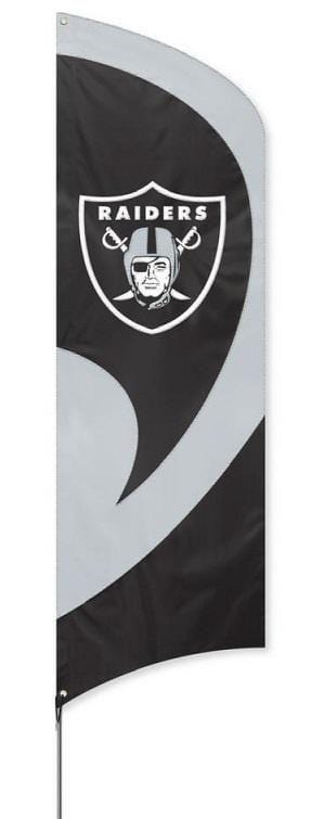 Las Vegas Raiders Feather Flag With Flagpole heartlandflags