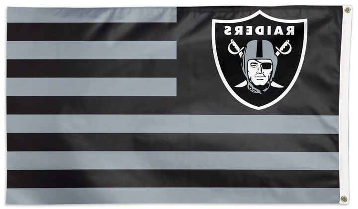 Las Vegas Raiders Flag 3x5 Americana Stars and Stripes heartlandflags