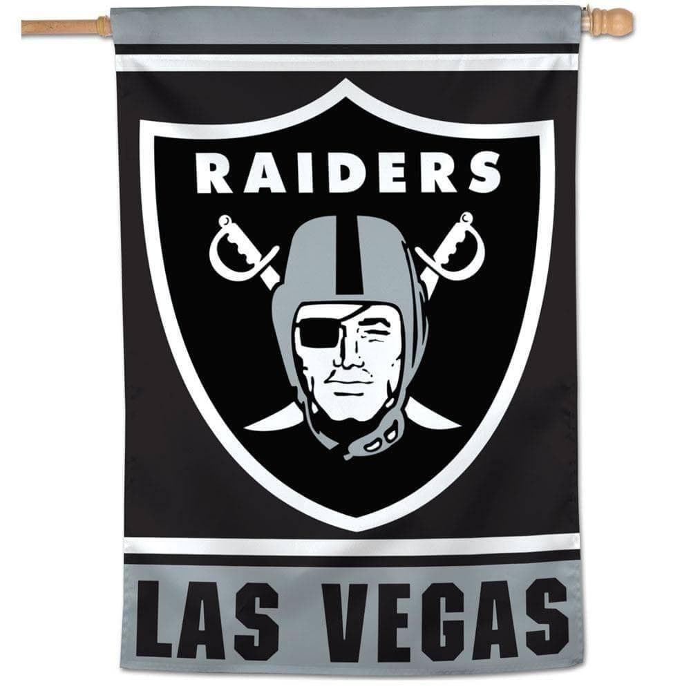 Las Vegas Raiders Flag Vertical House Banner heartlandflags