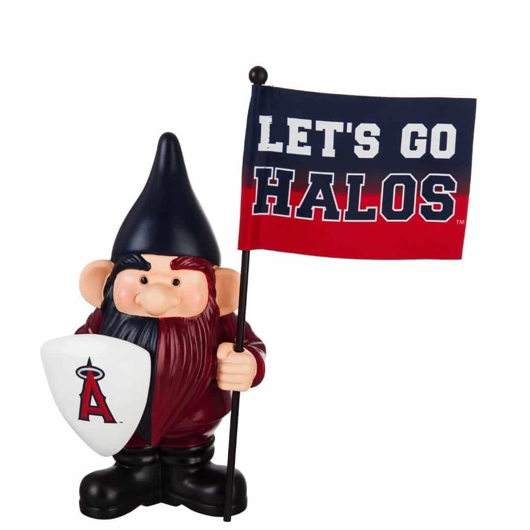 Los Angeles Angels Gnome with Flag Let's Go Halos heartlandflags