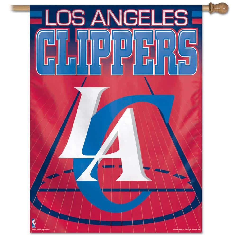 Los Angeles Clippers Flag 27x37 NBA Vertical House Banner Pole sleeve heartlandflags