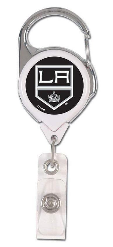 Los Angeles Kings Reel Retractable ID Badge Holder 2 Sided heartlandflags