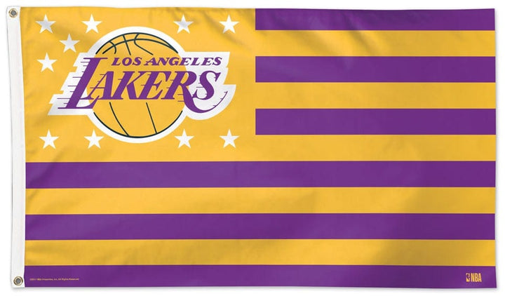 Los Angeles Lakers Flag 3x5 Americana Stars Stripes heartlandflags