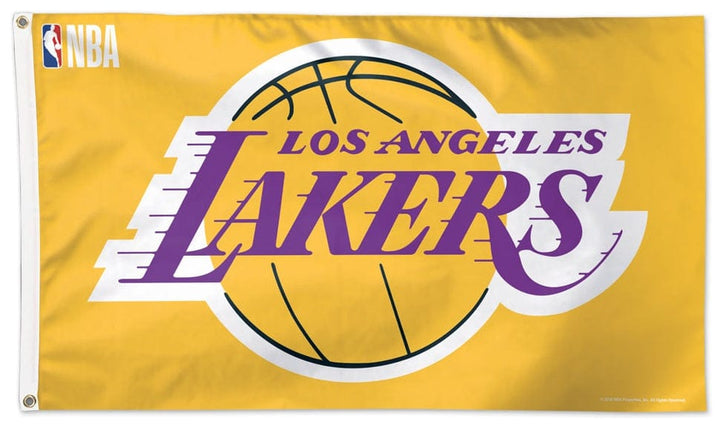 Los Angeles Lakers Flag 3x5 Yellow heartlandflags