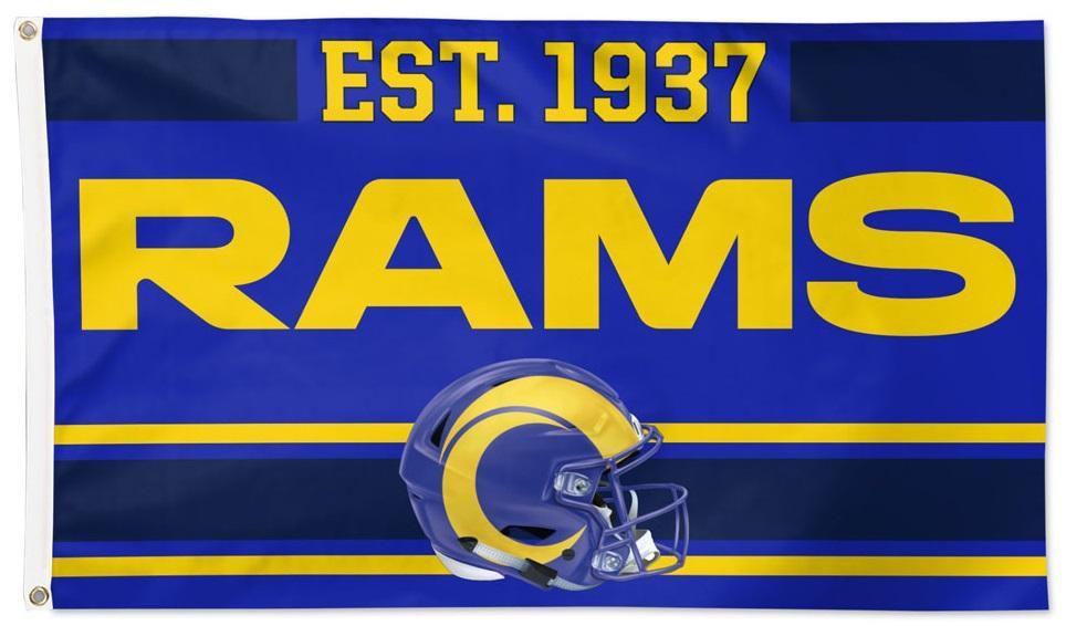 Los Angeles Rams Flag 3x5 Est 1937 heartlandflags